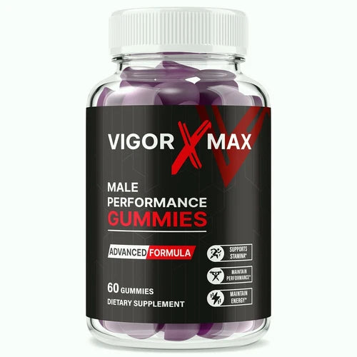 Vigor X Max Gummies for Men, Vigor XMax Advanced Male Health Support 60ct