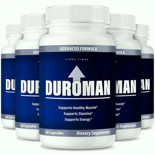 (5 Pack) DuroMan for Men, Duro Man Testo Support for Overall Male Health