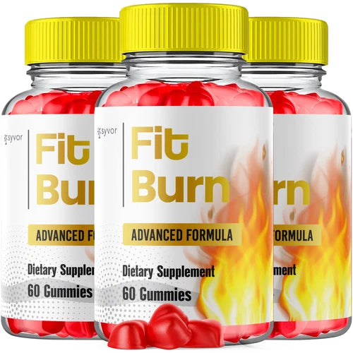 (3 Pack) Fit Burn Keto ACV Gummies 1000MG FitBurn Formula Vitamin 180 Gummies