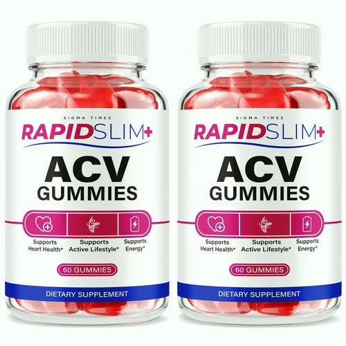 (2pk) Rapid Slim + ACV Gummies – RapidSlim + Gummy for Advanced Weight Loss