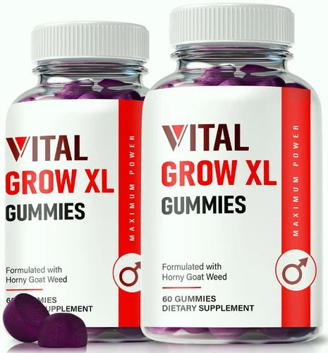 (2 Pack) Vital Grow XL Extreme Stamina & Energy Gummies, Vital GrowXL for Men