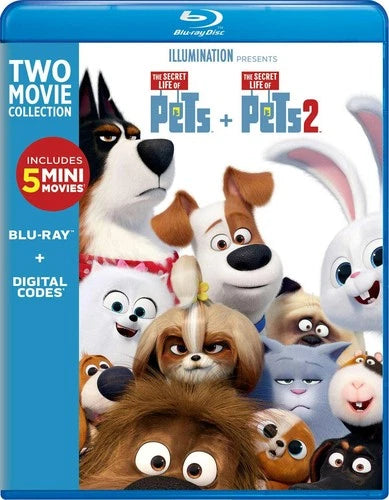 The Secret Life of Pets 1 & 2 Blu-ray Louis C.K.