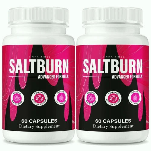 (2 Pack) Salt Burn Weight Loss Capsules - SaltBurn Pink Salt Inspired Formula