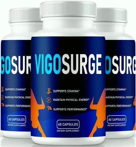 (3 Pack) VigoSurge for Men, Vigo Surge Enhancement Pills for Male Performance