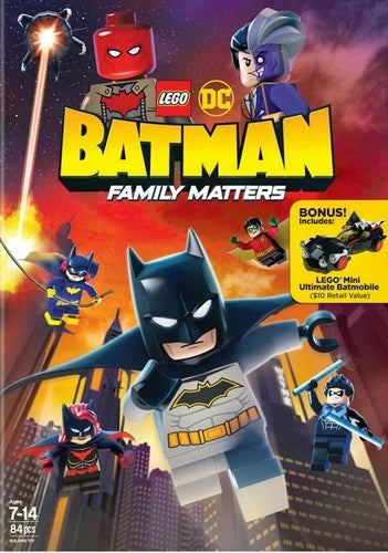 LEGO DC Batman Family Matters w / LEGO Batmobile Premium DVD