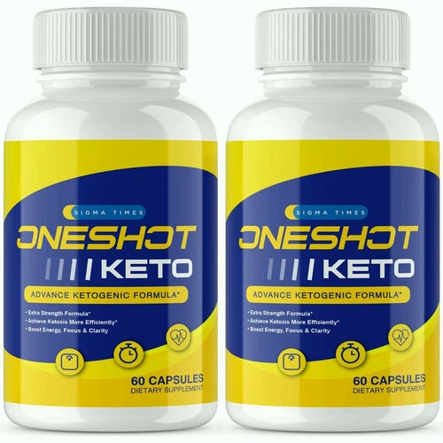 (2 Pack) OneShot Keto Capsules- Keto ACV Pills for Advanced Weight Loss