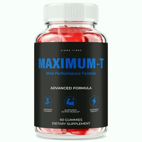 Maximum-T Gummies, MaximumT Performance Gummy for Men 60ct