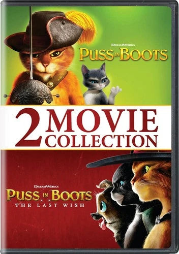 Puss in Boots 2-movie Collection DVD Antonio Banderas
