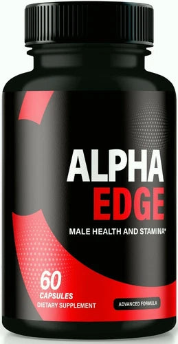 Alpha Edge Capsules for Men, Male Pills for Peak Performance & Vitality 60ct