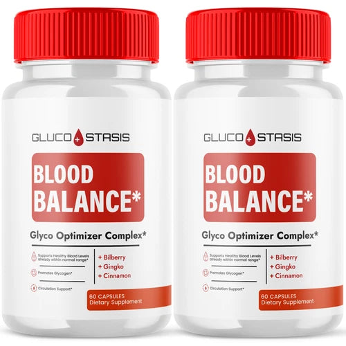 (2 Pack) Gluco Stasis Blood Balance Advanced Support Glycogen Vitamin 120 Caps