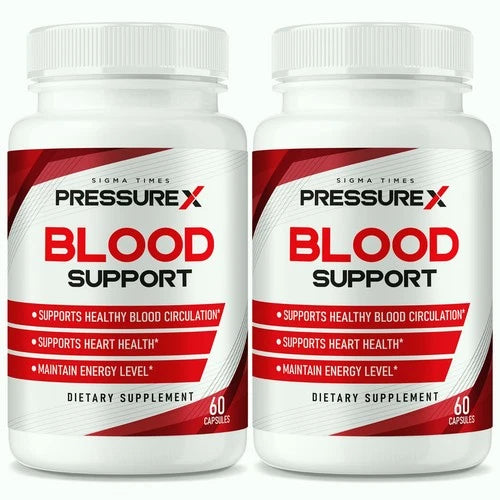 (2 Pack) Pressure X Blood Support Pills to Balance Blood Levels