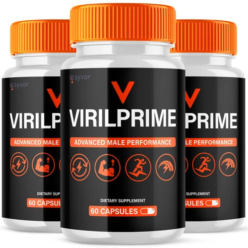 Viril Prime for Men Advanced Vitality Support Formula Supplement 180 Capsules