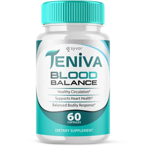 (1 Pack) Teniva Blood Balance Advanced Support Glycogen Supplement 60 Capsules