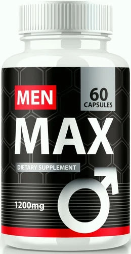 Men Max Enhancement Pills, Performance & Drive Pills for Male Support 60ct