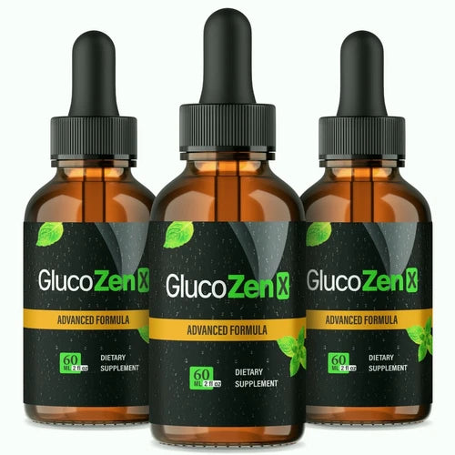 (3 Pack) GlucoZenX Drops, Blood Formula to Support Healthy Levels & Circulation