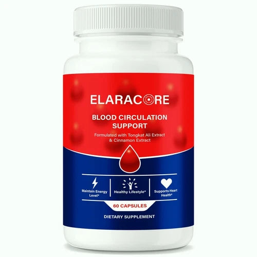 Elaracore Glycogen Support Pills, Blood Formula for Natural Circulation 60ct