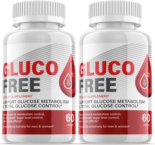 Glucofree Pills - Gluco Free Pills For Blood Sugar Support ORIGINAL - 2 Pack