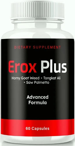 Erox Plus Pills for Men, EroxPlus to Boost Male Libido & Performance 60ct