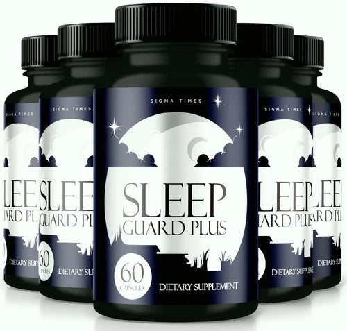 (5 Pack) Sleep Guard Plus Dietary Supplement to Aid Sleep Deprivation & Insomnia