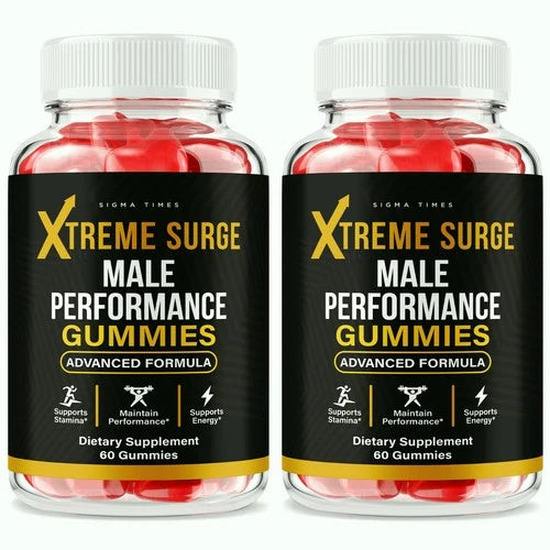 (2 Pack) Xtreme Surge Gummies for Men - XtremeSurge Male Performance Gummy