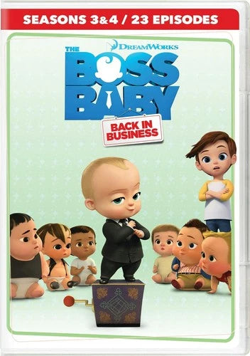 The Boss Baby - Back in Business Season 3-4 DVD