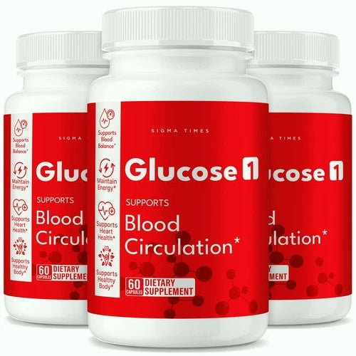 (3 Pack) Glucose 1 Capsules – Glucose One Blood Health Support for Stable Levels