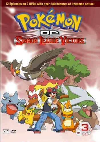 Pokemon Diamond & Pearl Sinnoh League Victors Set 3 DVD