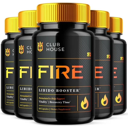 Clubhouse Fire - Boost Stamina and Daily Energy for Men (5 Pack)