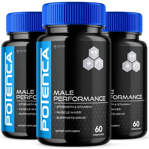 Potenca for Men Advanced Vitality Support Formula Supplement 180 Capsules