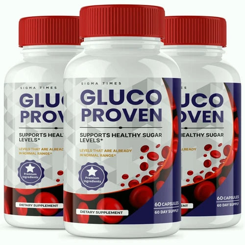 (3 Pack) Gluco Proven Capsules - Gluco Proven Advanced Formula Supplement