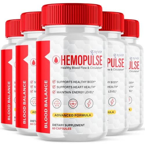 Hemopulse Blood Flow Optimizer Advanced Formula Glycogen Supplement 300 Capsules