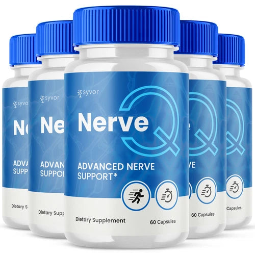 (5 Pack) Nerve Q Advanced Nerve Support Max Formula Nerve Q Vitamin 300 Capsules