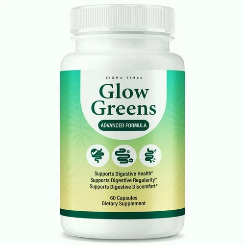 Glow Greens Capsules - GlowGreens Powder in Capsule Form for Digestion 60ct