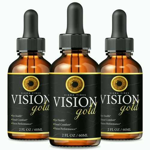 (3 Pack) Vision Gold Drops – Advanced Oral Supplement for Eye Health