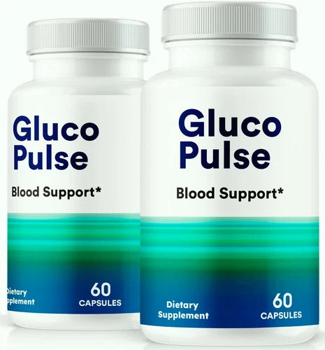 (2 Pack) Gluco Pulse Blood Health Capsules for Balanced Sugar & Pressure Levels