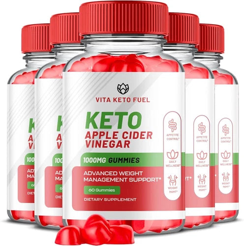 Vita Keto Fuel Gummies - Vita Keto Fuel ACV Gummys Weight Loss ORIGINAL - 5 Pack