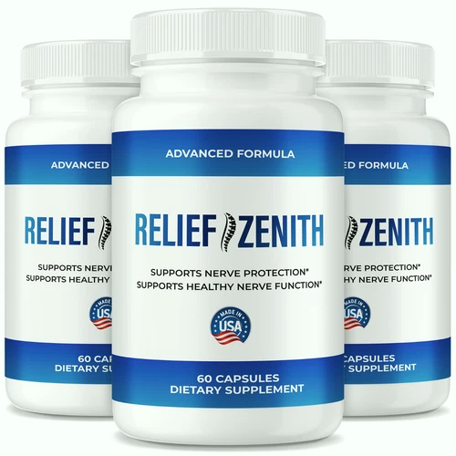 (3 Pack) Relief Zenith Capsules, ReliefZenith Advanced Formula for Nerve Health