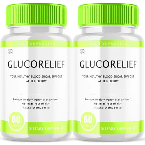 GlucoRelief - Balanced Sugar Level & Glucose Wellness Support (2 Pack)