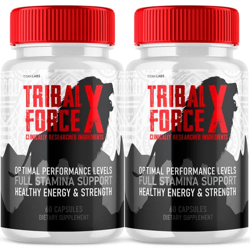Tribal Force X Supplement - Boost Performance, Energy, & Male Vitality (2 Pack