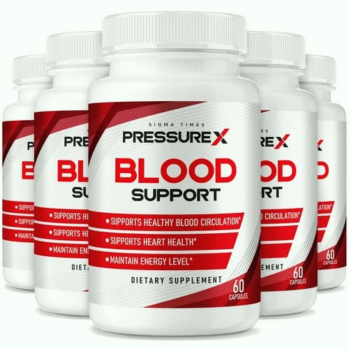 (5 Pack) Pressure X Blood Support Pills to Balance Blood Levels