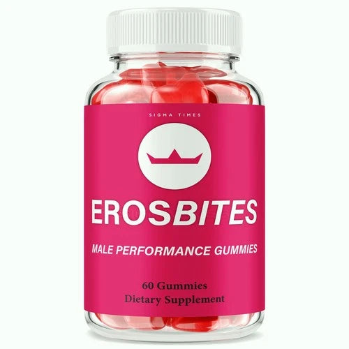 ErosBites Male Gummies, Eros Bites Performance Pills for Men 60ct