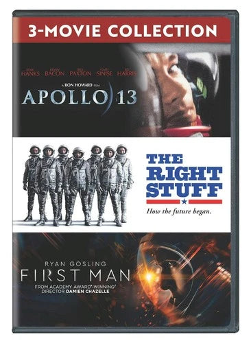 Apollo 13 / Right Stuff / First Man 3-Film Collection DVD