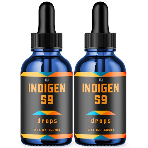 Indigen S9 Blood Drops - Support Blood Health & Balanced Lifestyle - 2 Pack