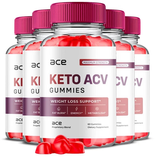 (5 Pack) Ace Keto ACV Gummies, Ace Keto Gummies Weight Loss (300 Gummies)