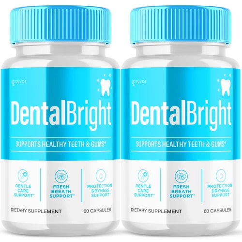 (2 Pack) Dental Bright Probiotic, Support Healthy Teeth and Gums 120 Capsules