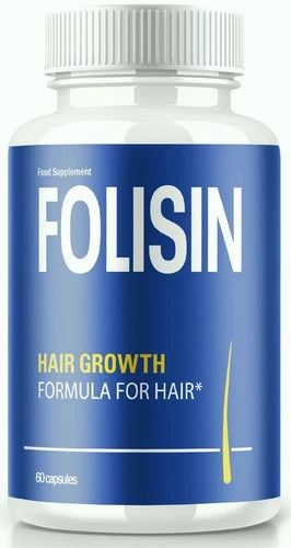 Folisin Advanced Hair Growth Pills to Reduce Hair Loss and Thinning 60ct