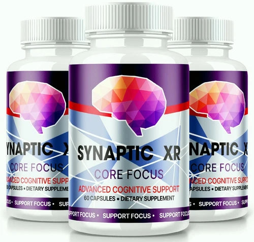 (3 Pack) Synaptic XR Core Focus Pills to Boost Cognitive Performance & Focus