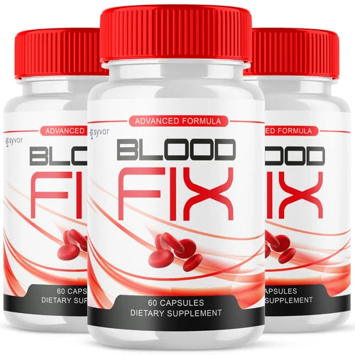 (3 Pack) Blood Fix Advanced Blood Health Support Glycogen Supplement 180 Capsule