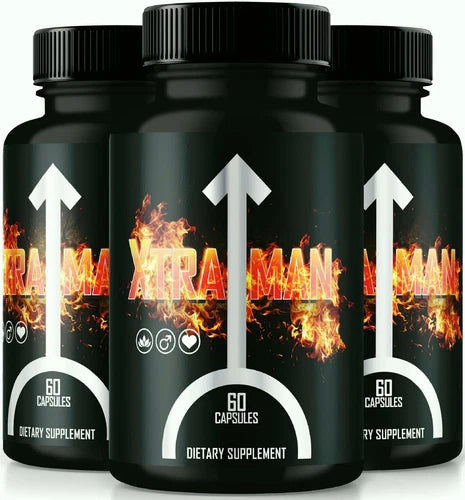 (3 Pack) Xtra Man Performance Capsules, XtraMan Enhancement Pills for Men