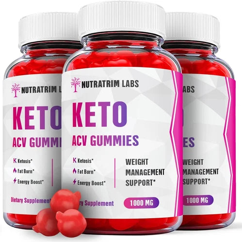 Nutratrim Labs Keto Gummies- Nutratrim Labs ACV Gummy Weight Loss ORIGINAL-3Pack